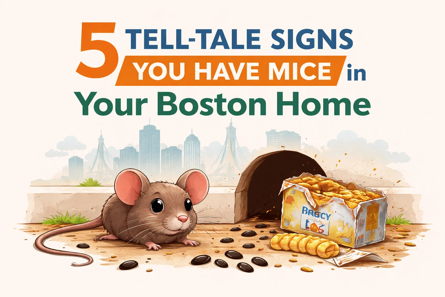 5 Tell-Tale Signs You Have Mice in Your Boston Home